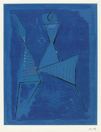 MARINO MARINI Two color aquatints with etching.